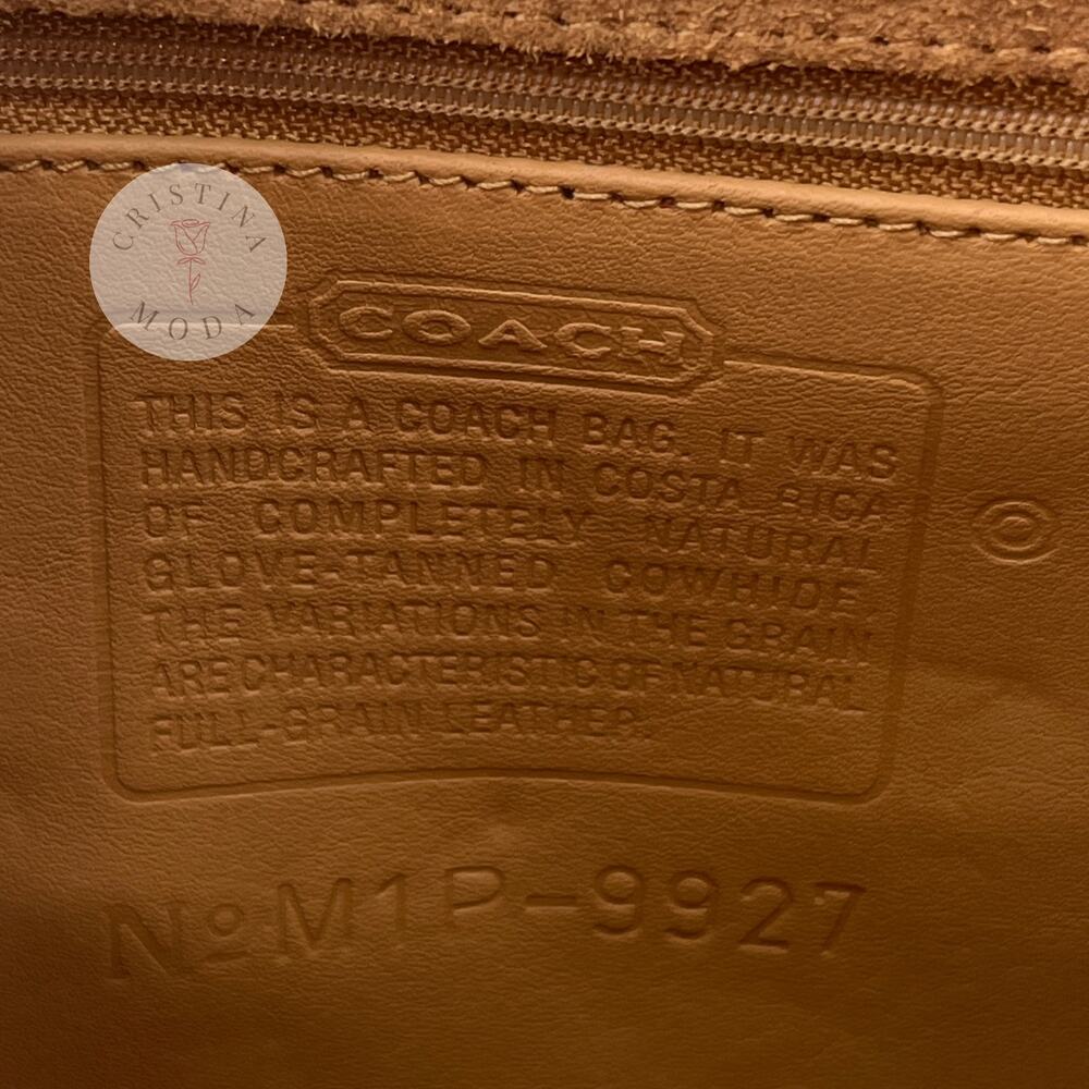 Vintage Coach Willis Bag 9927 Camel Color 2001 Costa Rica - Picture 8 of 10